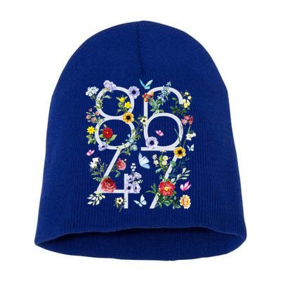  8647 Anti Trump President Short Acrylic Beanie