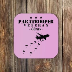 82nd Airborne Veteran Paratrooper Coaster