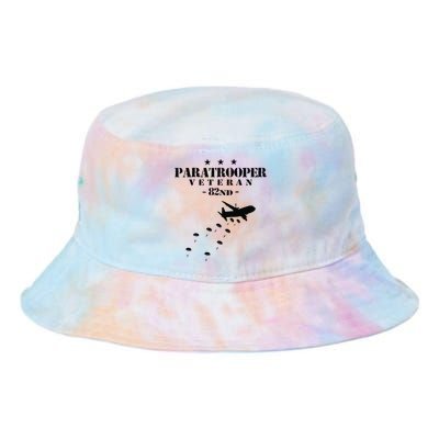 82nd Airborne Veteran Paratrooper Tie Dye Newport Bucket Hat