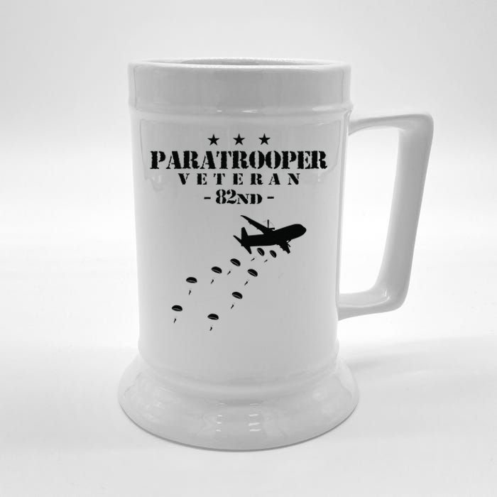 82nd Airborne Veteran Paratrooper Beer Stein