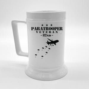 82nd Airborne Veteran Paratrooper Beer Stein