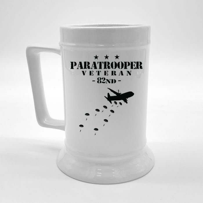 82nd Airborne Veteran Paratrooper Beer Stein