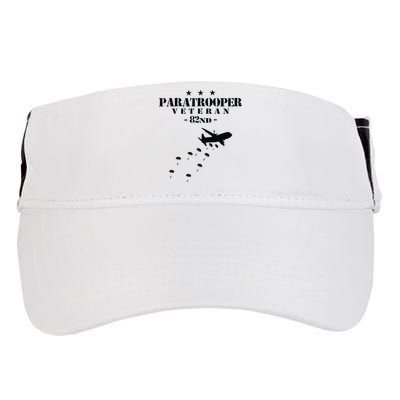 82nd Airborne Veteran Paratrooper Adult Drive Performance Visor