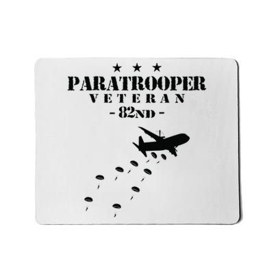 82nd Airborne Veteran Paratrooper Mousepad