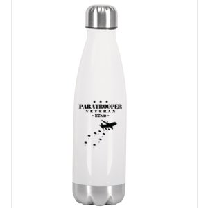 82nd Airborne Veteran Paratrooper Stainless Steel Insulated Water Bottle