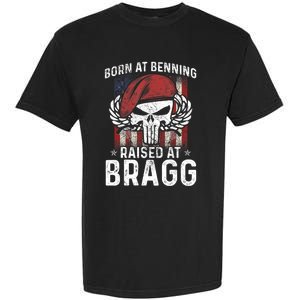 82nd Airborne Veteran Born At Ft Benning Raised Fort Bragg Garment-Dyed Heavyweight T-Shirt