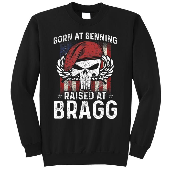 82nd Airborne Veteran Born At Ft Benning Raised Fort Bragg Sweatshirt