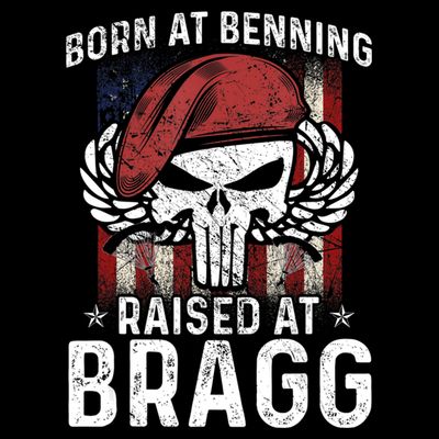 82nd Airborne Veteran Born At Ft Benning Raised Fort Bragg T-Shirt