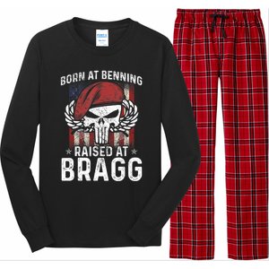 82nd Airborne Veteran Born At Ft Benning Raised Fort Bragg Long Sleeve Pajama Set