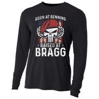 82nd Airborne Veteran Born At Ft Benning Raised Fort Bragg Cooling Performance Long Sleeve Crew