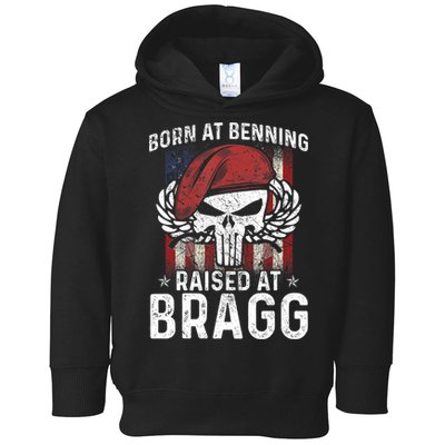 82nd Airborne Veteran Born At Ft Benning Raised Fort Bragg Toddler Hoodie