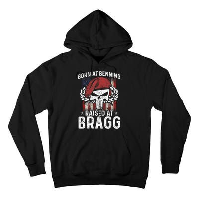 82nd Airborne Veteran Born At Ft Benning Raised Fort Bragg Tall Hoodie