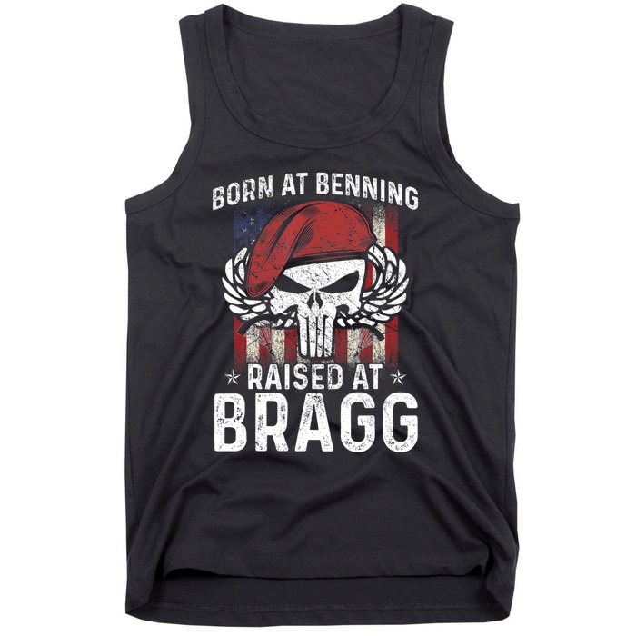 82nd Airborne Veteran Born At Ft Benning Raised Fort Bragg Tank Top