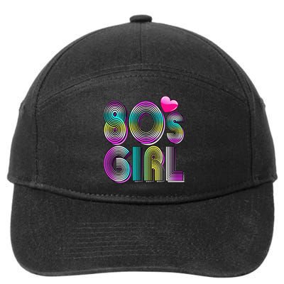 80's Birthday 1980's Birthday Retro Vintage 80's 7-Panel Snapback Hat