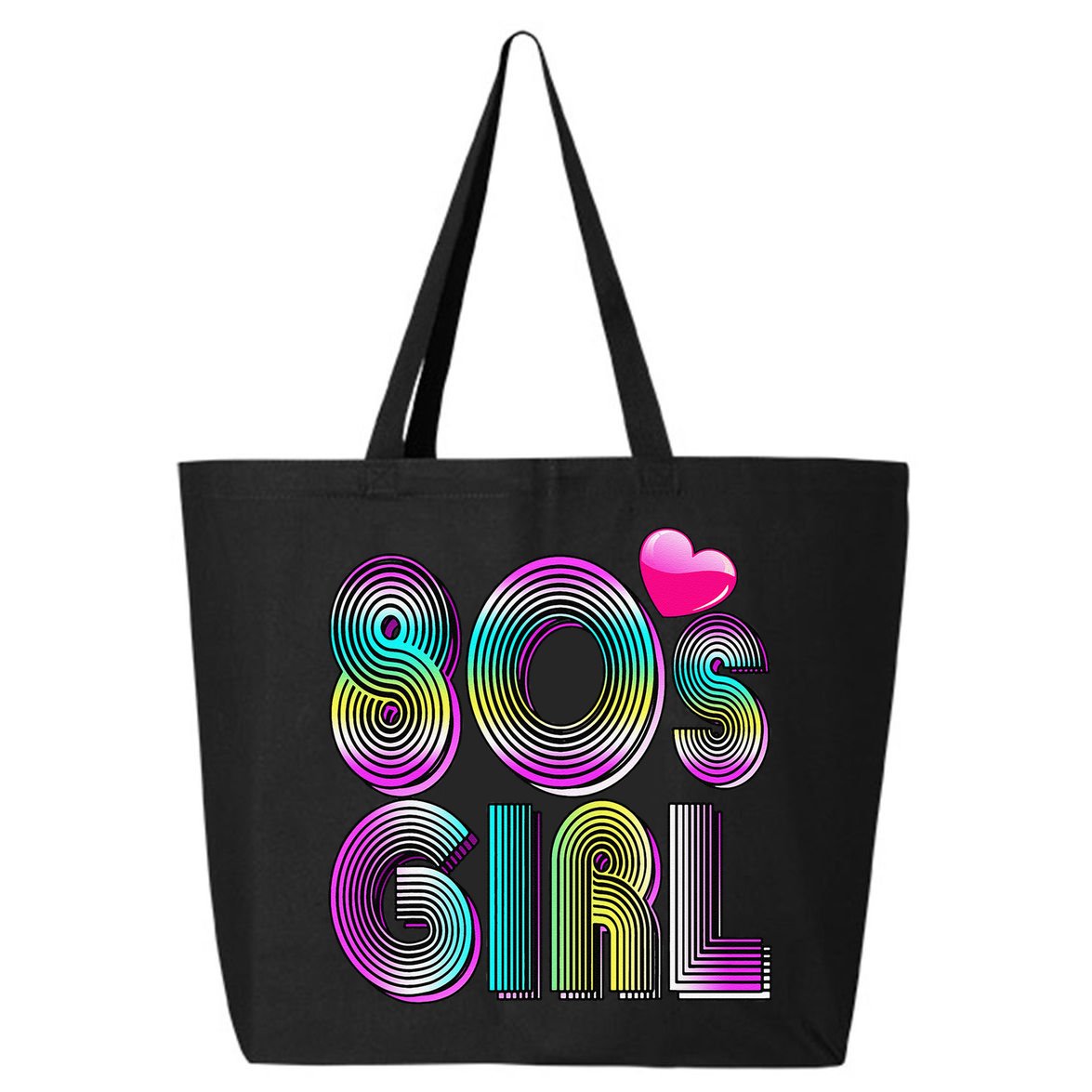 80's Birthday 1980's Birthday Retro Vintage 80's 25L Jumbo Tote