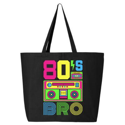 80s Bro 1980s Fashion 80 Theme Party Outfit Eighties Costume 25L Jumbo Tote