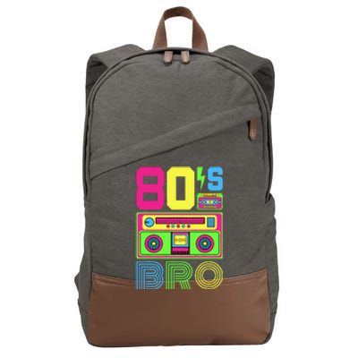 80s Bro 1980s Fashion 80 Theme Party Outfit Eighties Costume Cotton Canvas Backpack