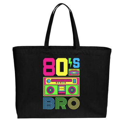 80s Bro 1980s Fashion 80 Theme Party Outfit Eighties Costume Cotton Canvas Jumbo Tote