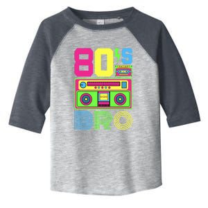 80s Bro 1980s Fashion 80 Theme Party Outfit Eighties Costume Toddler Fine Jersey T-Shirt