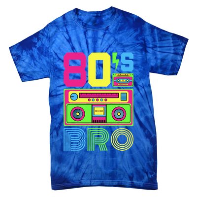 80s Bro 1980s Fashion 80 Theme Party Outfit Eighties Costume Tie-Dye T-Shirt