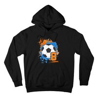 8th Birthday 8 Years Old Soccer Ball Hoodie