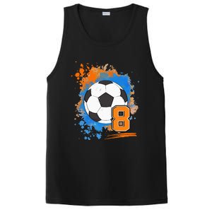 8th Birthday 8 Years Old Soccer Ball PosiCharge Competitor Tank