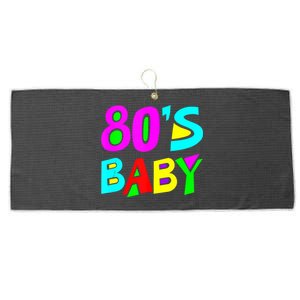 80s Baby 80s Costume Tank Top Large Microfiber Waffle Golf Towel