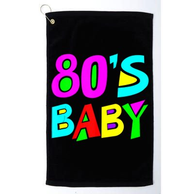 80s Baby 80s Costume Tank Top Platinum Collection Golf Towel