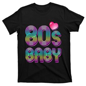 80s Baby 80s Retro Heart Women Cute T-Shirt