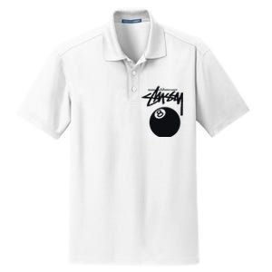 8 Ball Dry Zone Grid Polo