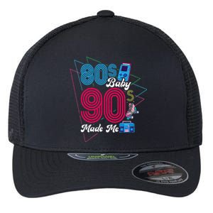 80S Baby 90S Made Me Born In The 80s Flexfit Unipanel Trucker Cap