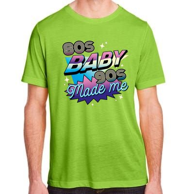 80s Baby 90s Made Me Retro Adult ChromaSoft Performance T-Shirt