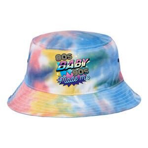 80s Baby 90s Made Me Retro Tie Dye Newport Bucket Hat