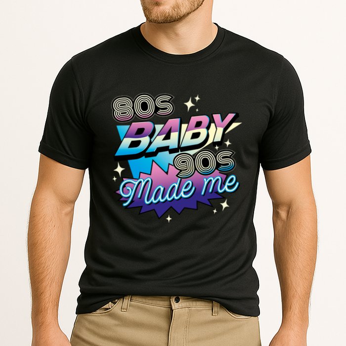 80s Baby 90s Made Me Retro Performance Shirt