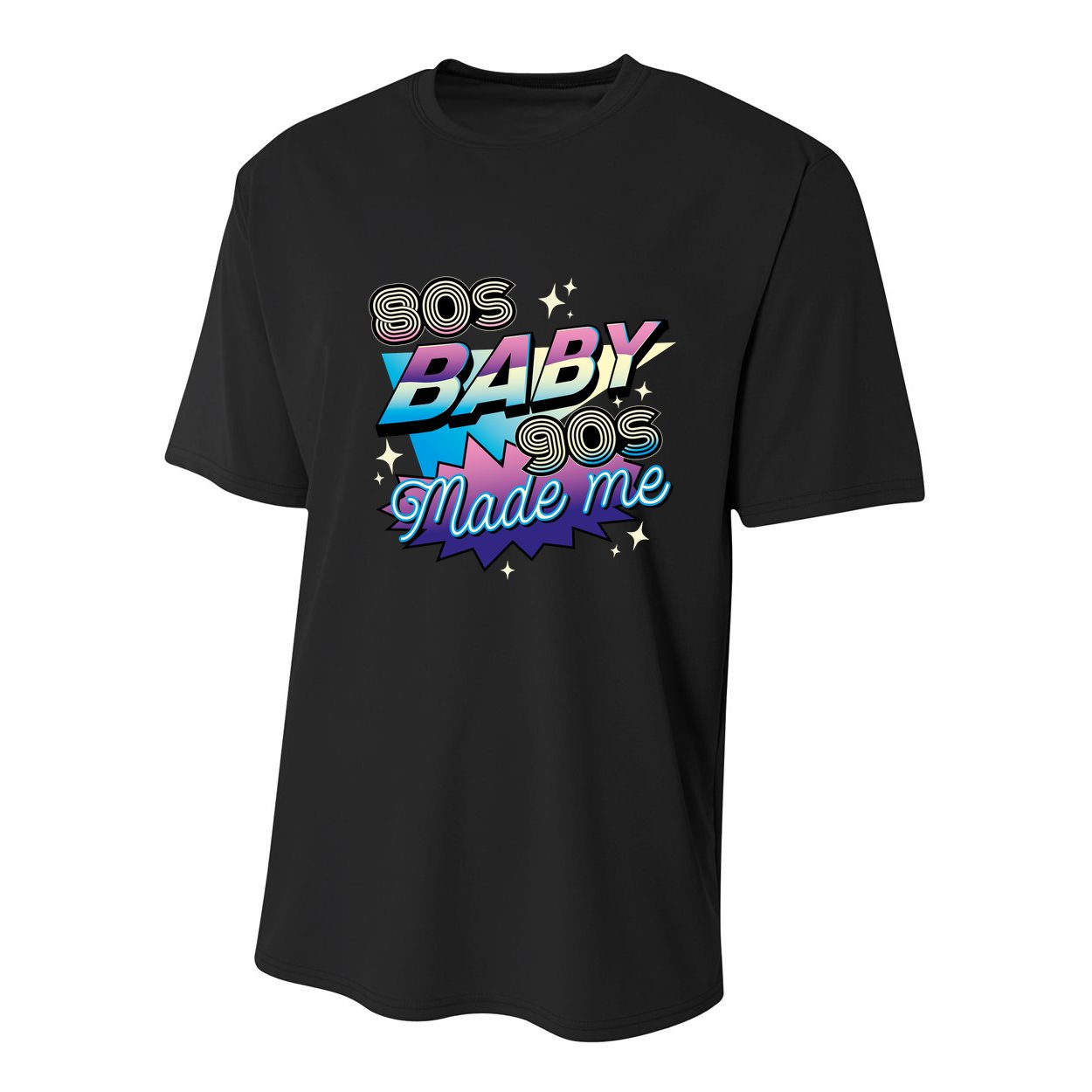 80s Baby 90s Made Me Retro Youth Performance Sprint T-Shirt