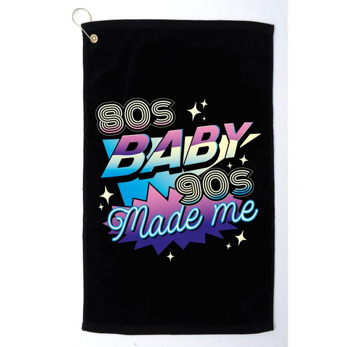 80s Baby 90s Made Me Retro Golf Towel