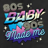 80s Baby 90s Made Me Retro Golf Towel