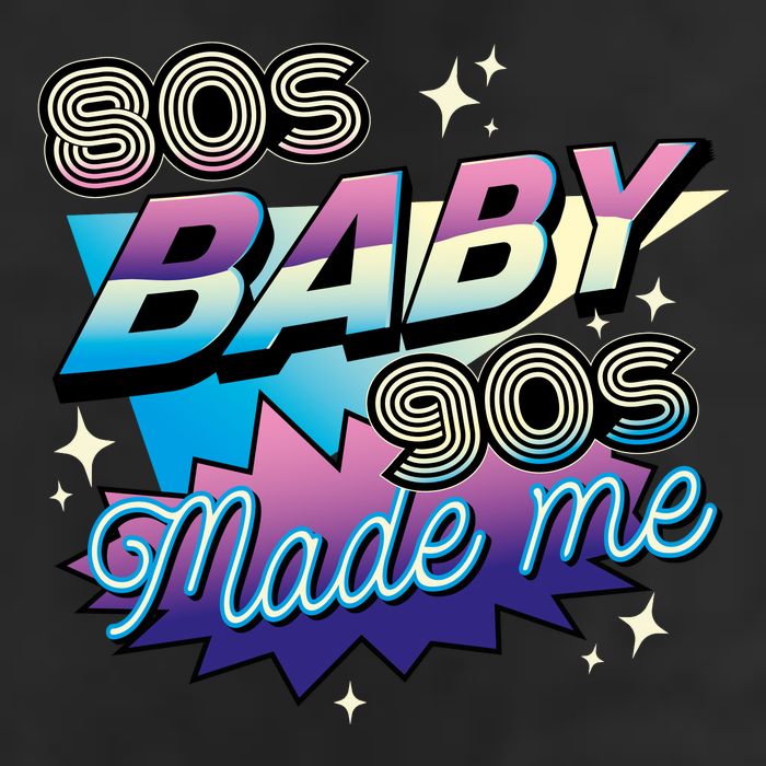 80s Baby 90s Made Me Retro Golf Towel