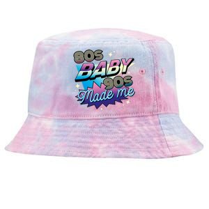 80s Baby 90s Made Me Retro Tie-Dyed Bucket Hat