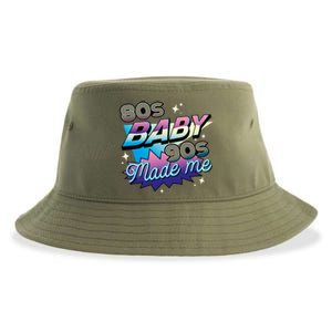 80s Baby 90s Made Me Retro Sustainable Bucket Hat