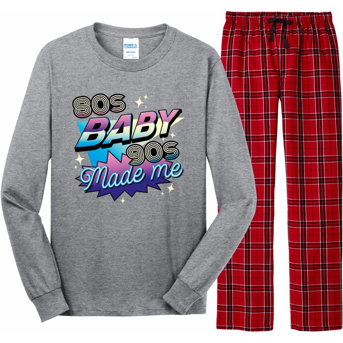 80s Baby 90s Made Me Retro Long Sleeve Pajama Set