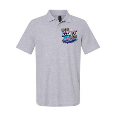 80s Baby 90s Made Me Retro Softstyle Adult Sport Polo