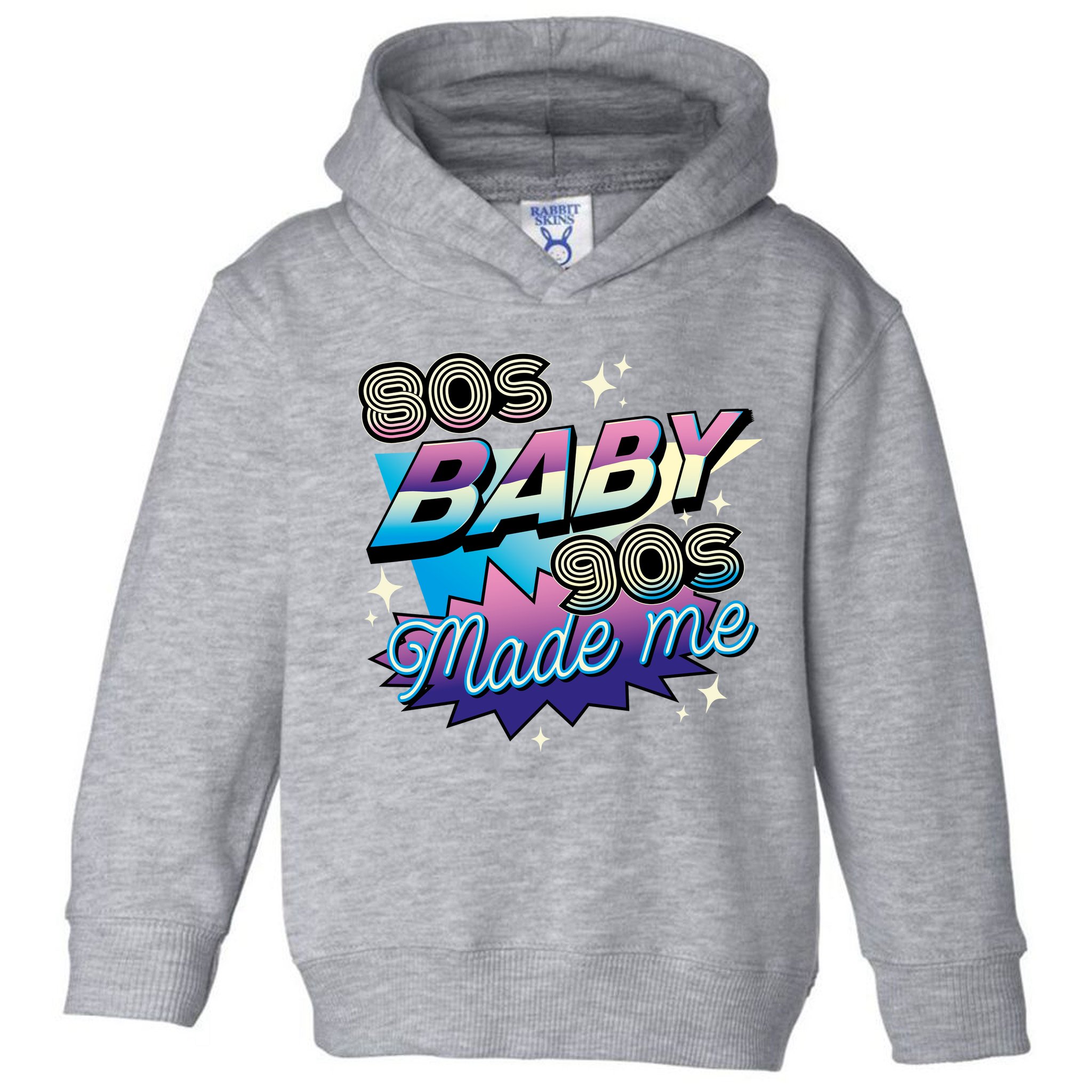 80s Baby 90s Made Me Retro Toddler Hoodie