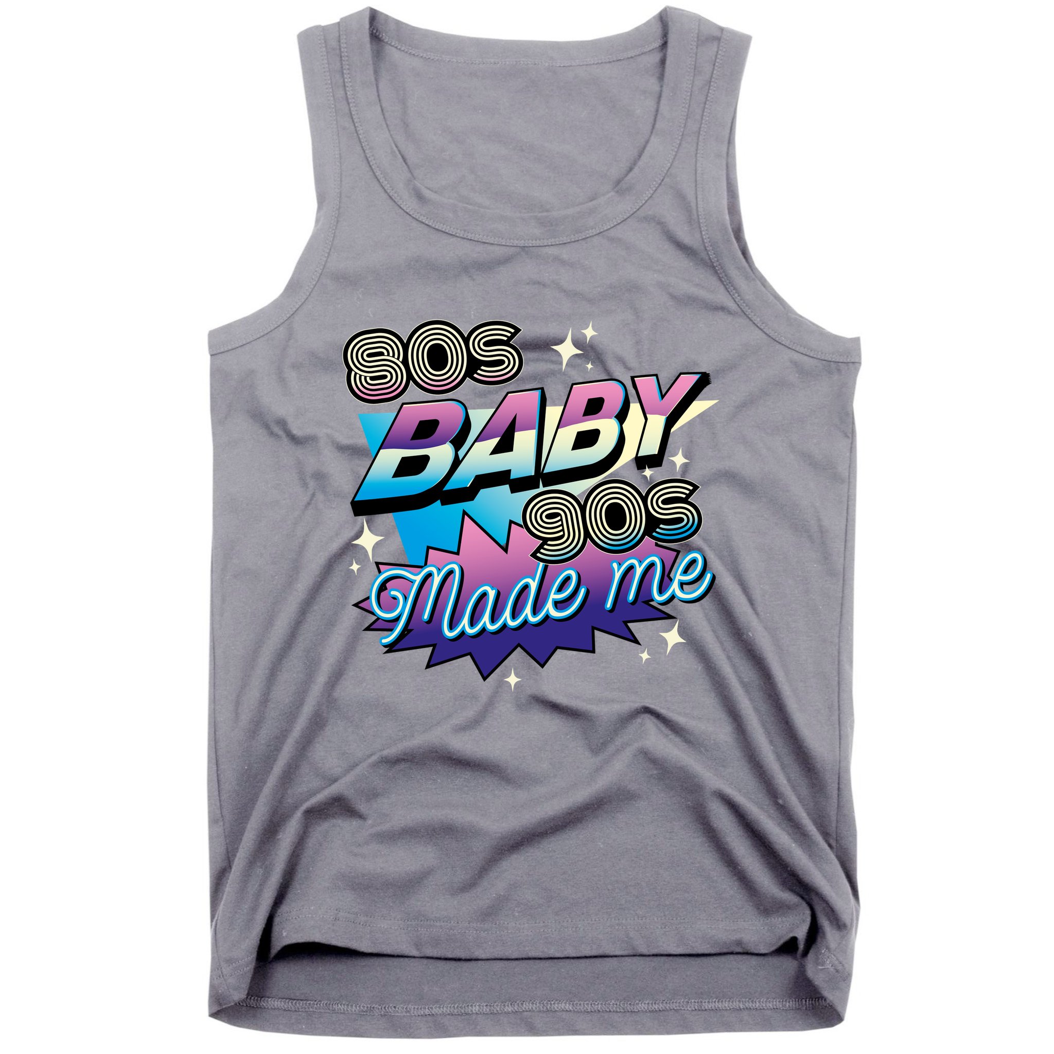 80s Baby 90s Made Me Retro Tank Top