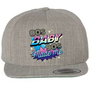 80s Baby 90s Made Me Retro Wool Snapback Cap