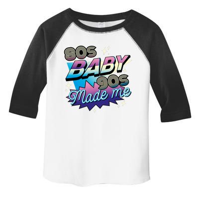 80s Baby 90s Made Me Retro Toddler Fine Jersey T-Shirt