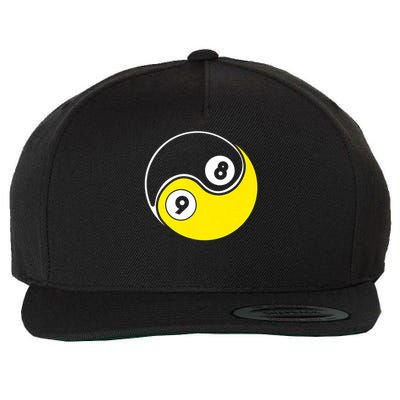 8 Ball 9 Ball Snooker Pool Billiards Wool Snapback Cap