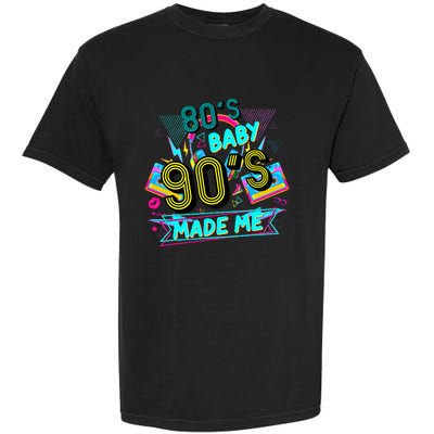 80s Baby 90s Made Me Funny Retro 1980s Garment-Dyed Heavyweight T-Shirt