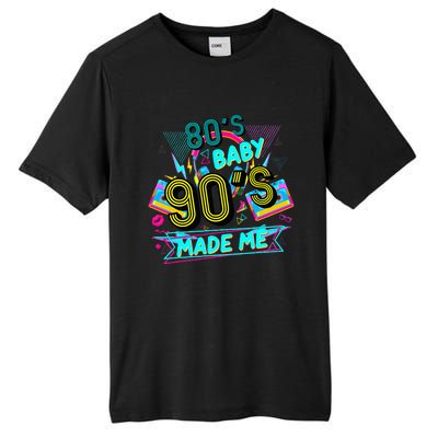 80s Baby 90s Made Me Funny Retro 1980s Tall Fusion ChromaSoft Performance T-Shirt