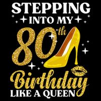 80th Birthday Art For Ladies Turning 80 Gag Impact Tech Backpack